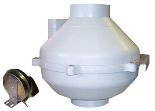 Dryer Booster Fan 110 with Pressure Switch