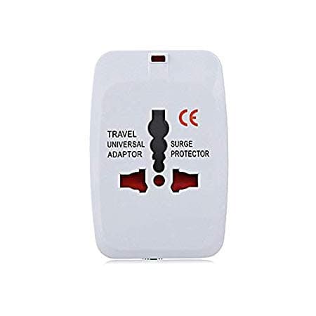 IGADG Universal Travel Adapter Plug with Dual USB for World Wise use - White