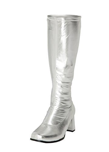 Knee High Boots - Silver - Size 6