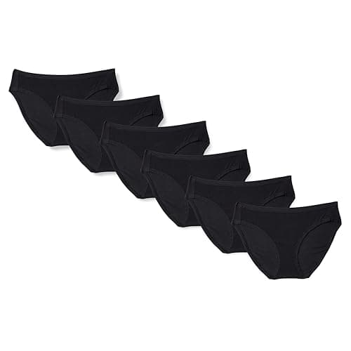 Amazon Essentials Womens Cotton Bikini Brief Underwear (Available in Plus Size)