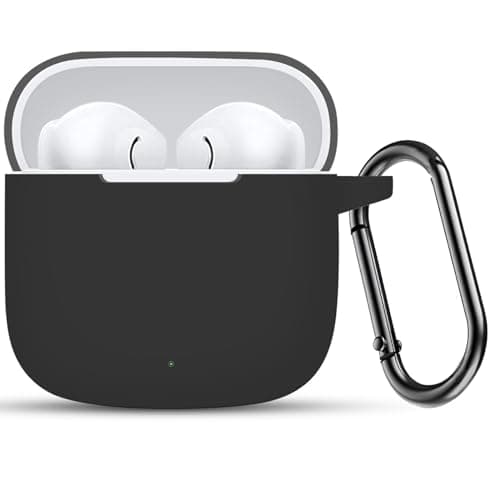 USTIYA Case for Huawei Freebuds Se 2 Gen 2023 Protective Silicone Case with Keychain Cover (Black)