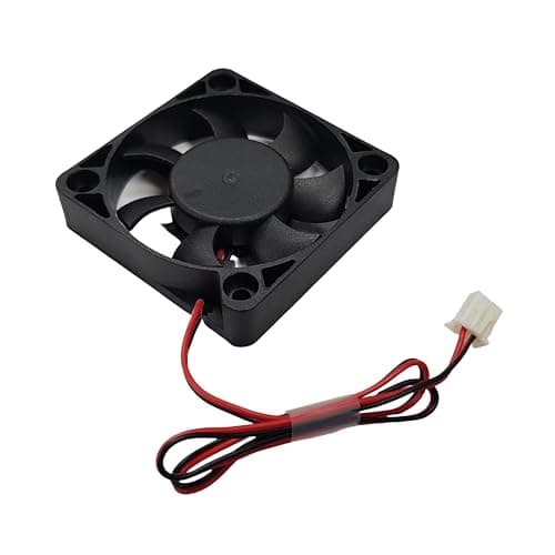 DIYables 5V Cooling Fan for Arduino, ESP32, ESP8266, Raspberry Pi, 2 Pieces (50mm x 50mm x 10mm, Quiet, 7 Blades, 30dB Noise)