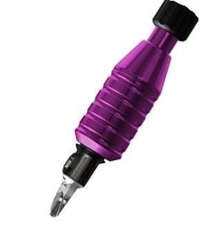 Cheyenne Hawk Tattoo Machine Grip Sleeve, Adjustable 25mm, Purple