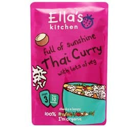 Ellas Kitchen Organic Stage 3 Thai Curry 190g x 7