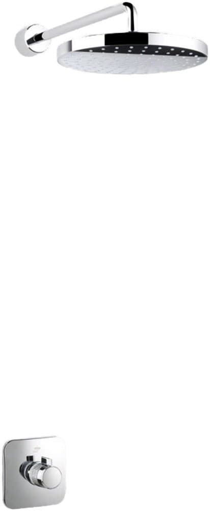 Mira Adept BIR+ (Built In Riser) Concealed Thermostatic Mixer Shower With Single Spray Showerhead 1.1736.416