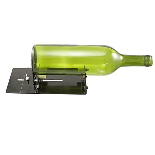 Glass Bottle Cutter - Cutting Machine Kit - Wine and Beer Bottle Glass Cutter Tool - Black