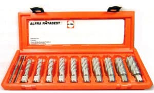 ALFRA-Broaching 10pc Cutter Set Long Reach