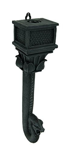 The Black Art Gothic Striking Serpent Wall Mounted Taper Candle Sconce