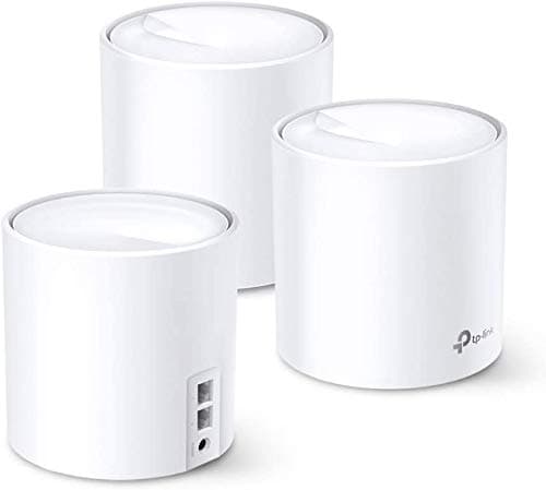 TP-Link Deco X60 WiFi 6 AX3000-3 Pack - Whole-Home Mesh Wi-Fi System (Renewed)