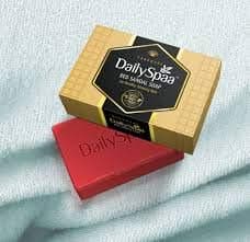 Daily Spaa Natural Handmade Red Sandal Soap for Smooth and Soft Skin - 100% Organic Bath Bar - 100 gm