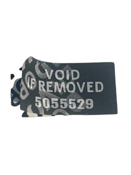 Mini Security Labels Stickers X 50 Void if Removed Black Tamper-Evident Small Each with Unique Serial Number
