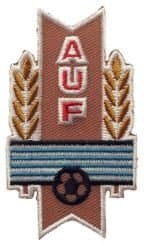 Uruguay AUF Soccer Logo Iron on Patch Crest Badge 2.75 X 1 5/8 Inch New