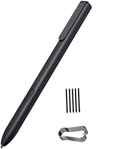 Tab S3 Pen Replacement for Samsung Galaxy Tab S3 T820 T825 T827 Stylus Pen S Pen Pointer Pen for Galaxy Book 10'/12' W620 W625 W627 W720 W725 W727+Tips/Nibs+Eject Pin+Pen case (Black)