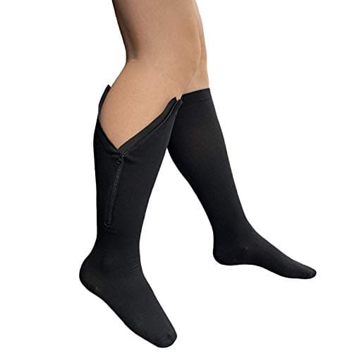 Starmace Closed Toe Zipper 20-30 mmHg Compression Socks Varicose Veins Stocking