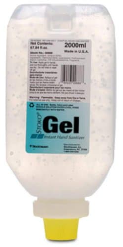 STOKO 2000 ml Softbottle Gel Instant Hand Sanitizer. (2 Each)