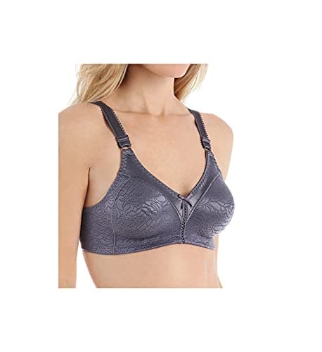 Bali womens Double Support Wireless Bra, Lace Bra With Stay-in-place Straps, Full-coverage Bra (pack of 1)