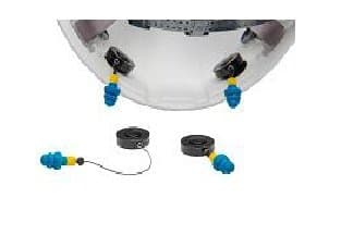 Retractable Earplugs, PermaPlug (Pack of 6 Pairs)