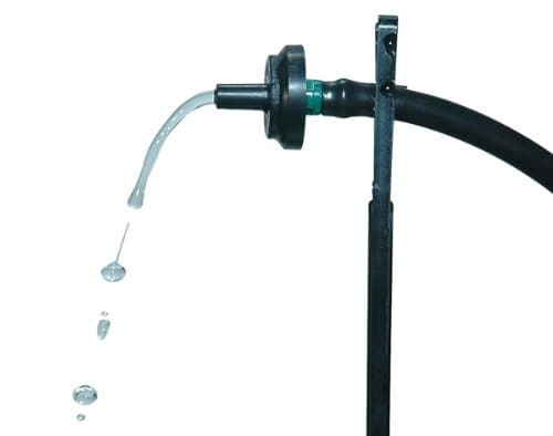 1/2 GPH Pressure Compensating Drippers Maintains Constant Water Flow to Irrigation Line, 50 Per Bag, Red/Black - 1