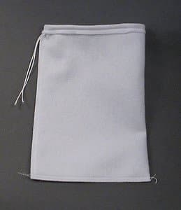 Pack of (3) 7" Drawstring Filter Bags, 100 Micron, Made in the USA