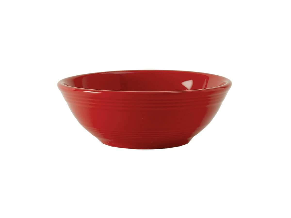 Concentrix Bowl (Set of 4), 13 oz, Cayenne Red; Heavy Duty; Chip Resistant; Lead and Cadmium Free; Freezer to Oven Safe up to 500F