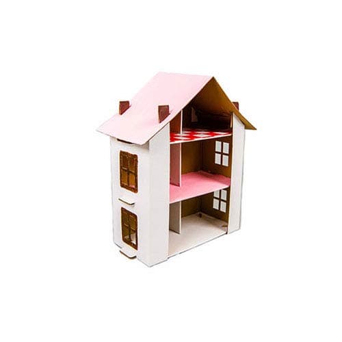 Kideco Paperpod Cardboard Dolls House (White)