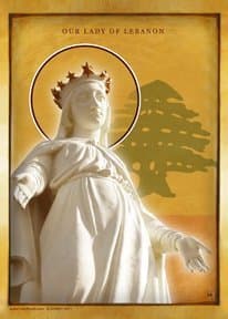 Our Lady of Lebanon Icon