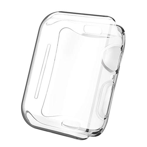SLEO Case for New Apple Watch Series 4/5 44mm Watch Case, All-Around Ultra-Thin Transparent TPU Scratch Resistant Cover Case