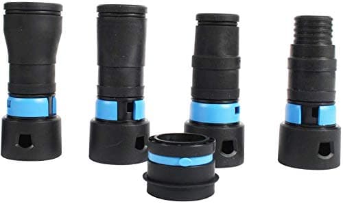 Quick Click 95248 32mm Vacuum Cleaner Power Tool/Sander Dust Extraction Adaptor Set (19-48mm) Compatible with DeWalt, Milwaukee, Festool, Fein, Hitachi, Einhell and Others