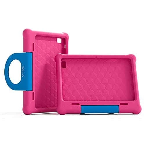 G-TiDE 10-inch Kids Tablet Case Pink, 270° Adjustable Stand, Shockproof Kids Case, Recyclable EVA Material, Precise Cutouts Designed Kids Tablet T1