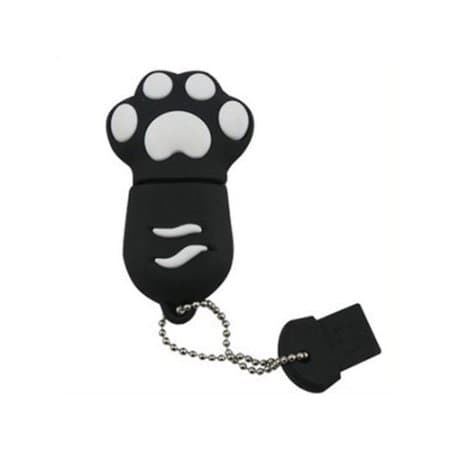 Aarntech (Tm)premium Black "Paw" USB Flash Memory Drive 16gb