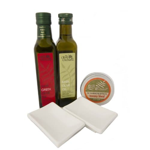 Greek Extra and Basil Extra Virgin Olive Oil Box Set