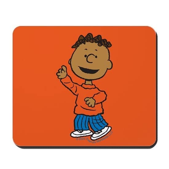 CafePressPeanuts Franklin Dancing Non-Slip Rubber Gaming Mousepad