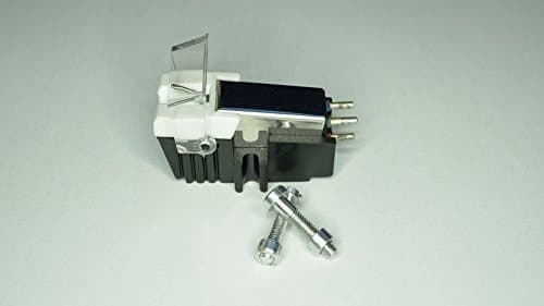 Moving Magnet Cartridge with Diamond Stylus and the correct fixing bolts, fits Pioneer PL550, PL10, PL510, PL71, PL400, PL100, PL112D, PL12D, PL117D, PL15R, PL514 Turntable tonearms