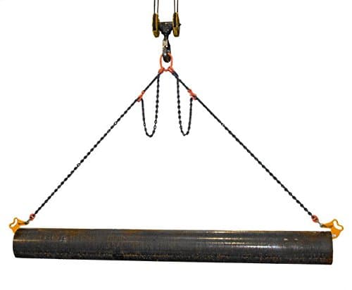 8 Ton Pipe Hook, w/Chain Rigging 12' Wide