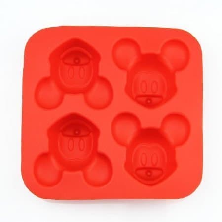 4 Cavity Mickey Mouse Silicone Cake Molds Chocolate Craft Candy Baking Mold