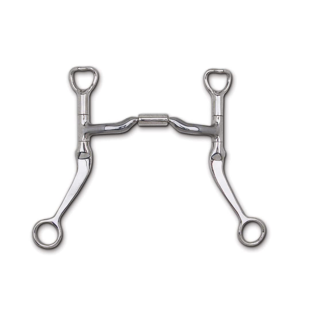 Myler Flat Shank Low Port Comfort Snaffle Bit MB 04 5"
