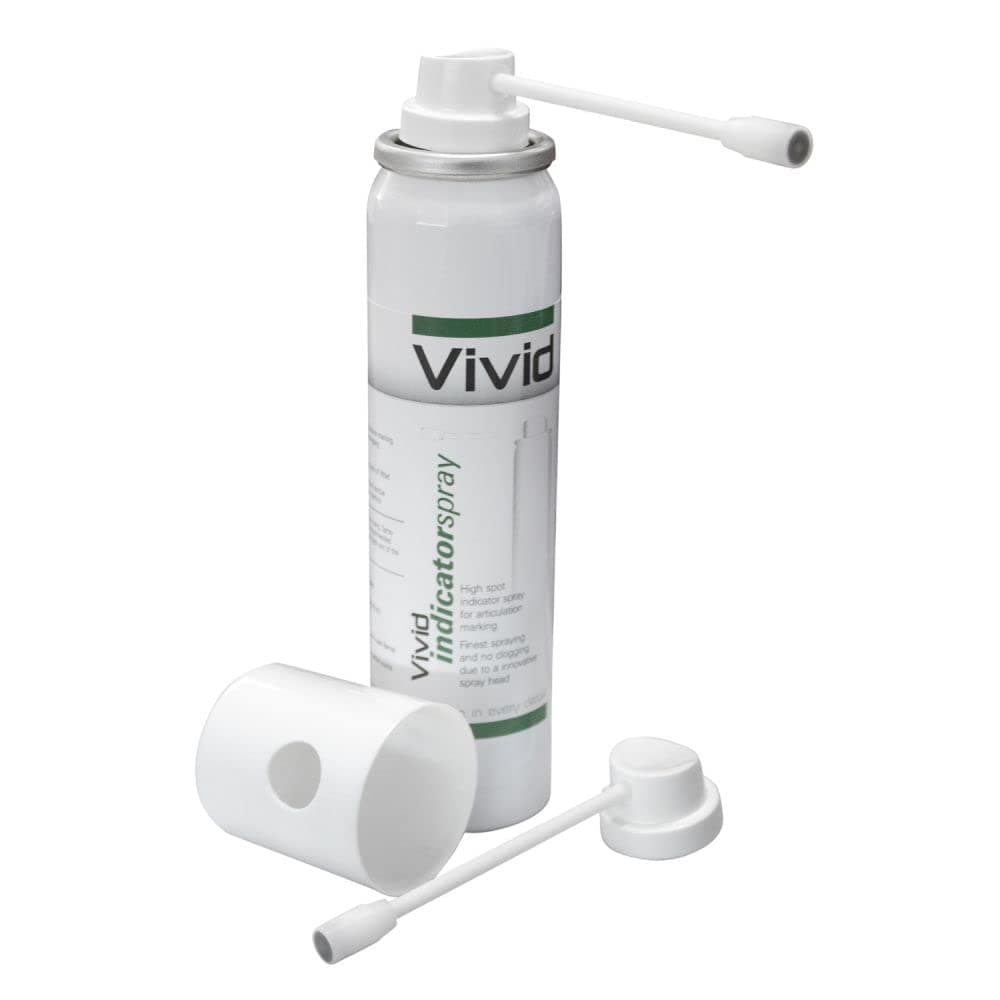 Vivid Indicator Spray - for Articulation Making with Innovative Spray Heads Avoids Clogging