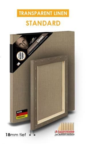 Linen – Standard – Clear x Stretcher Frame, 100x120cm ***