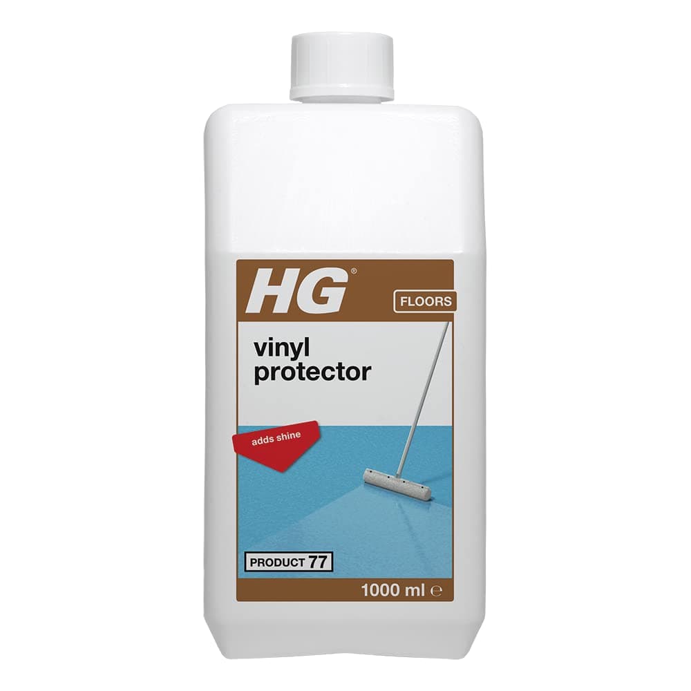HG Vinyl Protector, Product 77, Protective Coating Glass Polish for Artificial Flooring, Protects Against Wear & Tear, Scratches & Damage, Non Slip Formula – 1L (113100106)