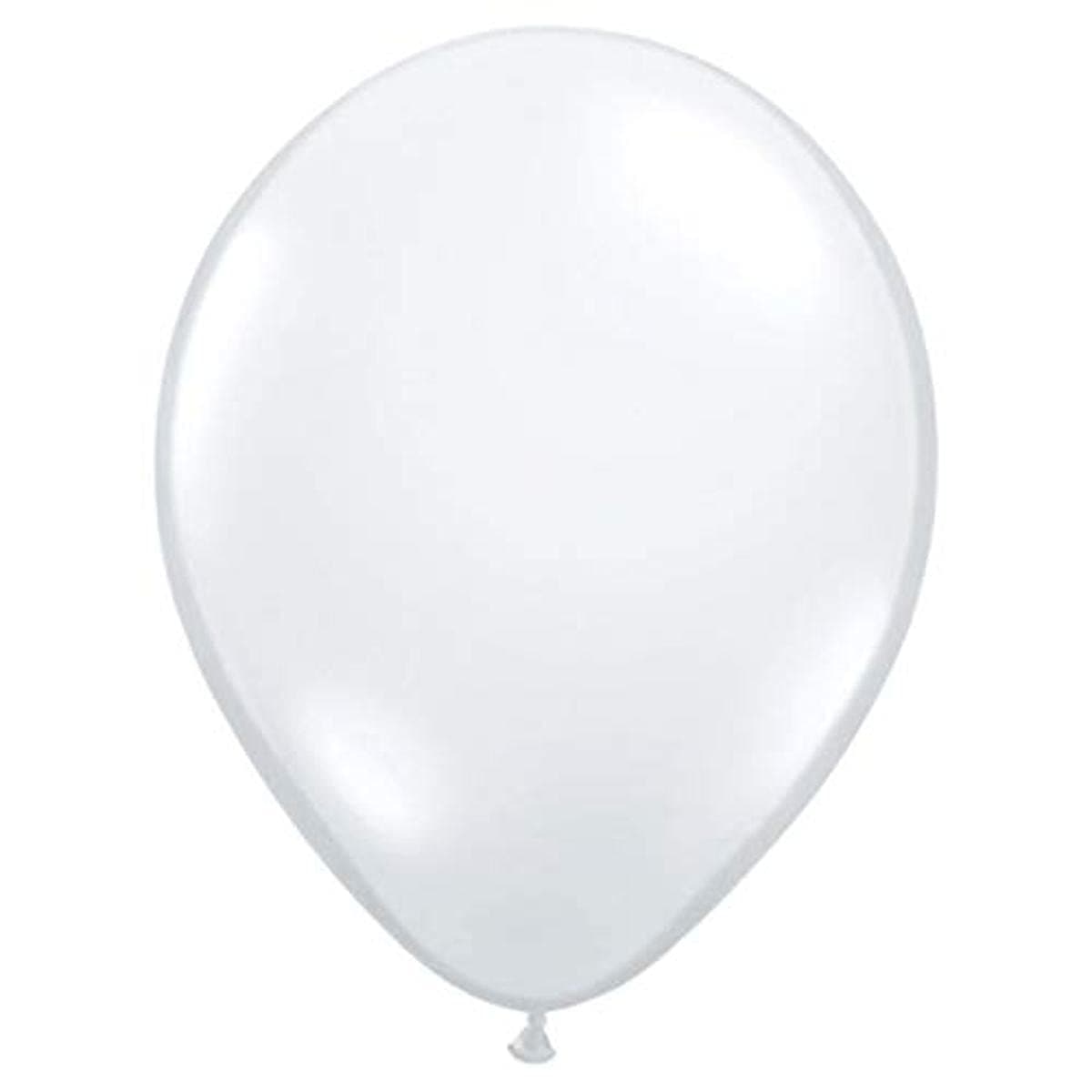 Qualatex 37547 Diamond Clear Latex Balloons, 18", Clear, Pack of 25