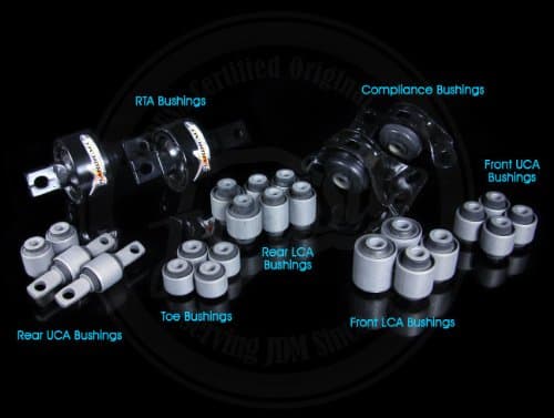 Hardrace Bushing Kit 26 pcs Compatible with 1994-01 Acura Integra GSR