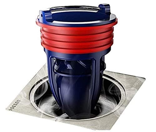 Shower Floor Drain Backflow Preventer One Way Drain Valve Sewer Core Patented Magnetic Drainage Insert Drain Plug(1.5-1.77in Hole) (Suitable for Tube Depth 2.56-4.13in) (Depth 2.56in)