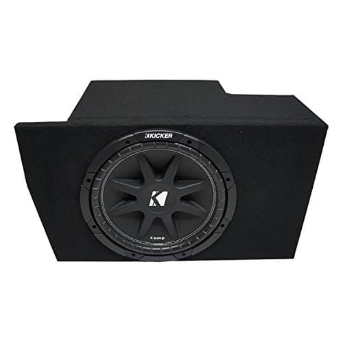 Compatible with 2005-2014 Ford Mustang Coupe Kicker Comp C12 Single 12" Sub Box Enclosure New - Final 4 Ohm