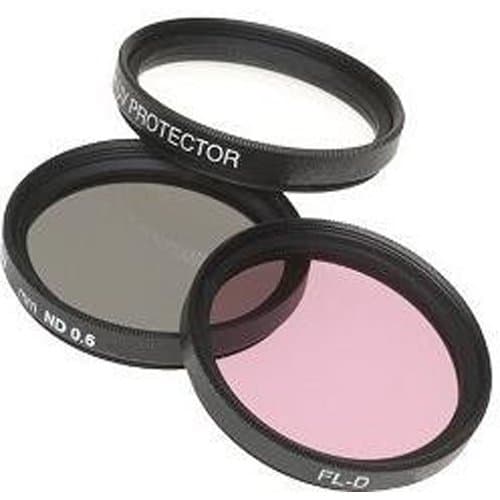 Crystal Optics 58mm UV, Polarizer & FLD Deluxe Filter kit (Set of 3 + Carrying case)
