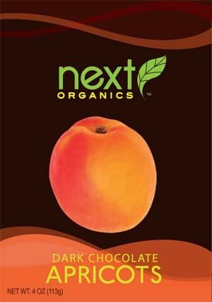 Organic Dark Chocolate Apricots (6x4oz)