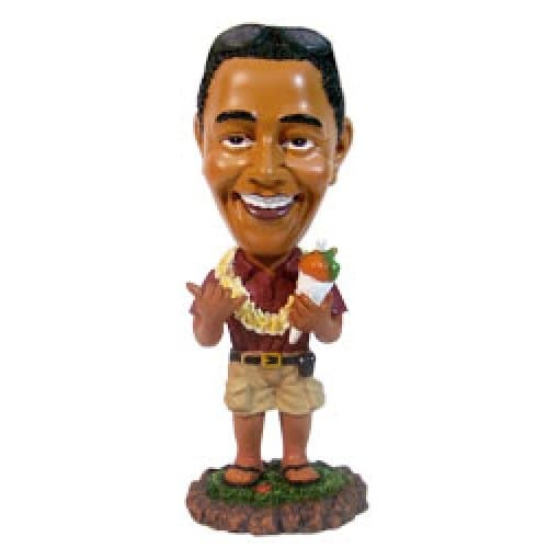 President Obama Bobblehead - Shave Ice 4" Tall