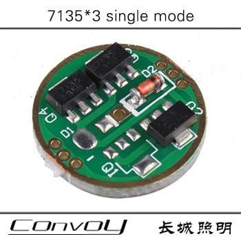 KNL AMC71353 single mode Flashlight circuit board Anti-reverse