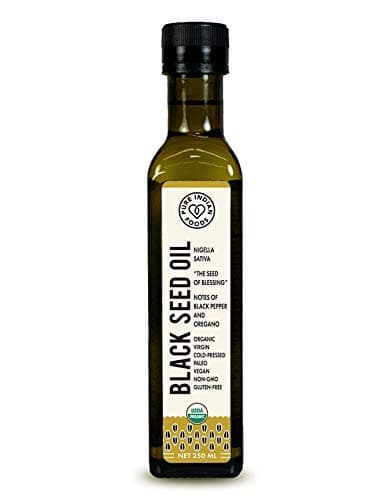 Certified Organic Black Seed Oil 250 ml, 100% Food Grade, Cold-pressed Turkish black cumin seed (Nigella sativa), Dark Glass Bottle