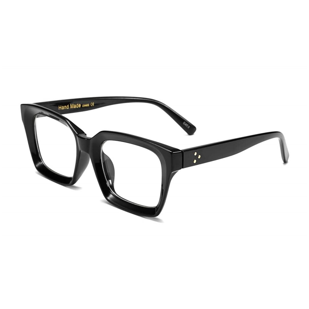 Glasses Frame Womens, Square Thick Eyeglasses Frame, Classic Eyewear for Men E1061