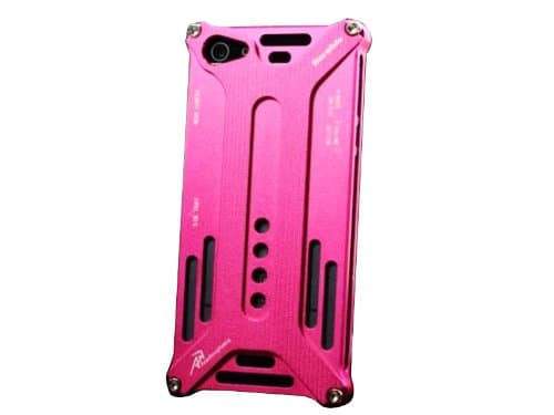 Transformers Aluminum Metal Frame Bumper Case cover for iPhone 5 Hot Pink